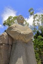 Statue of famous chinese writer luxun in xiamen university, adobe rgb